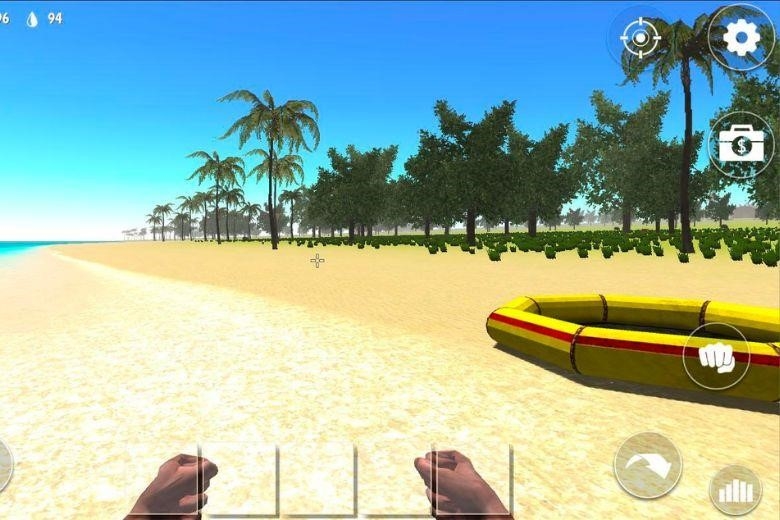 Trò chơi sống còn trên hòn đảo hoang Ocean Is Home: Đảo Sinh Tồn.