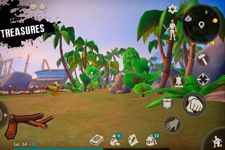 Game sinh tồn trên đảo hoang Survival Island: EVO 2 PRO.