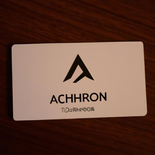Logo Archon trên một danh thiếp là biểu tượng đại diện cho sự chuyên nghiệp và đẳng cấp của công ty, thể hiện sự độc đáo và sáng tạo trong thiết kế, tạo nên ấn tượng mạnh mẽ và ghi nhớ cho người nhìn.