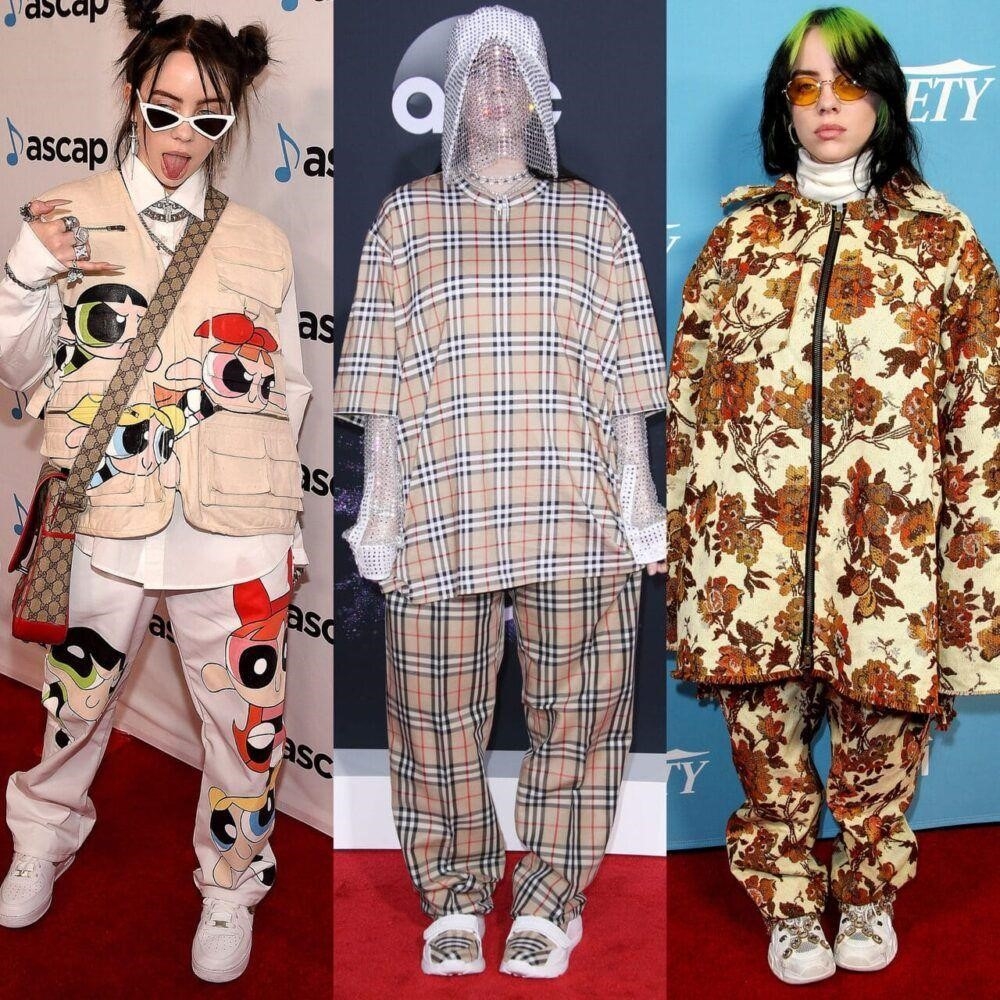 Phong cách thời trang độc đáo đã tạo nên sự cá tính đặc biệt của Billie.