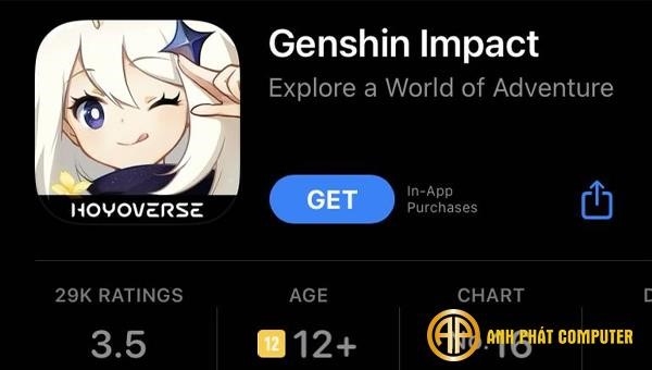 Để tải Genshin Impact cho iOS, bạn có thể thực hiện các bước sau: