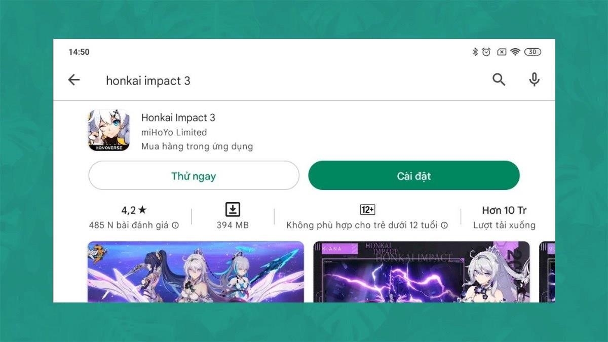 Cách cài đặt Honkai Impact 3 trên điện thoại Android.