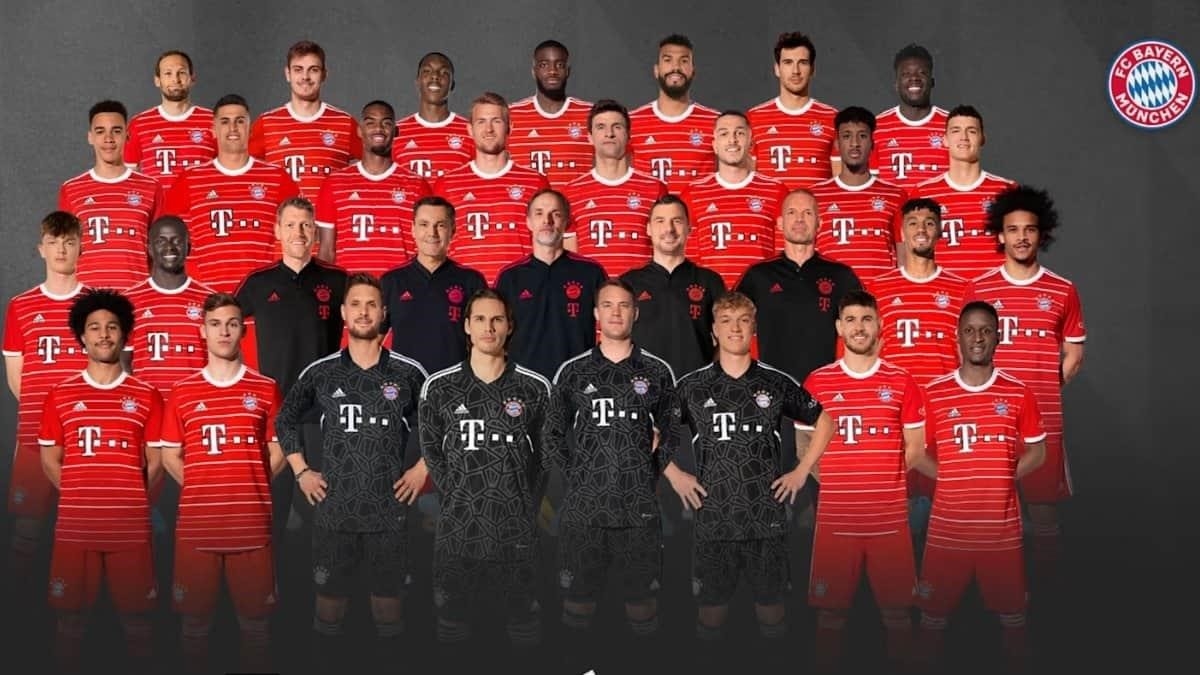 Danh sách các cầu thủ trong đội hình Bayern 2022/23.