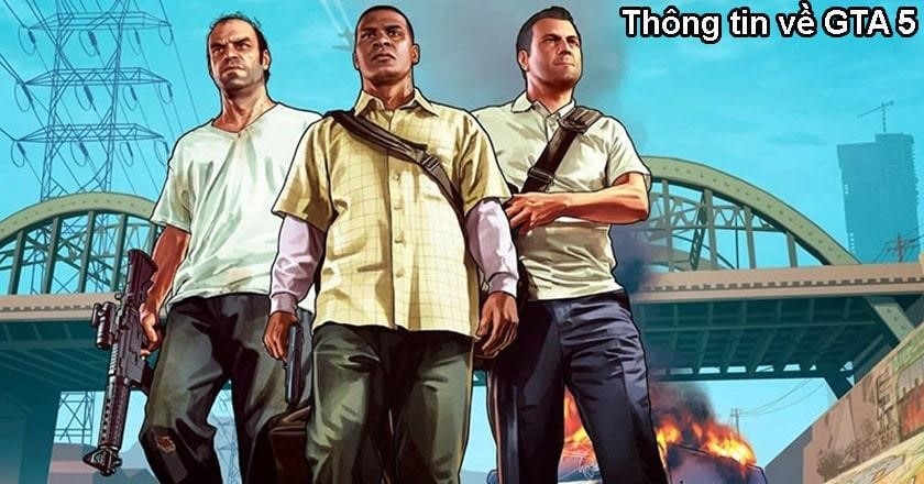 Thông tin trò chơi GTA 5 bao gồm một thế giới mở rộng, tự do khám phá và thực hiện nhiều nhiệm vụ khác nhau. Trò chơi có đồ họa tuyệt đẹp, gameplay hấp dẫn và câu chuyện phong phú. Ngoài ra, GTA 5 cũng hỗ trợ chơi trực tuyến với nhiều chế độ chơi đa dạng, đem lại trải nghiệm độc đáo và thú vị cho người chơi.