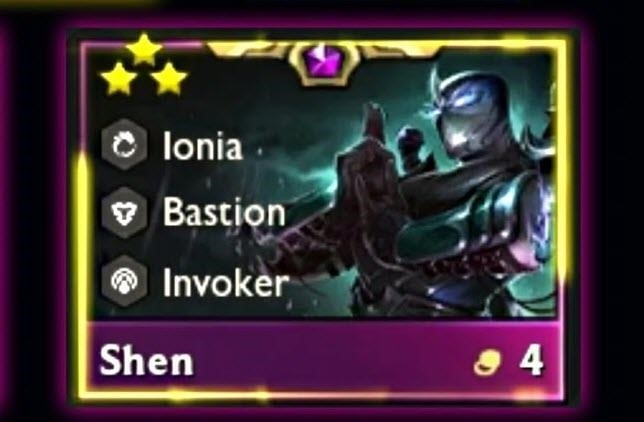 Kỹ năng của Shen trong TFT là một trong những kỹ năng được sử dụng trong trò chơi Tốc Chiến, cho phép nhân vật Shen có khả năng bảo vệ và hỗ trợ đồng đội trong trận đấu. Kỹ năng này giúp tăng sức mạnh và sự bất tử cho Shen, giúp anh ta trở thành một vị tướng quan trọng trong đội hình của người chơi.