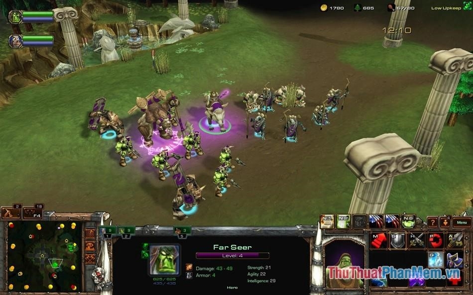 Mã cheat Warcraft 3 cho map DDay: