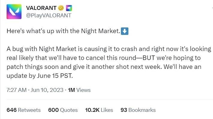 Riot Games thông báo tạm ngừng tổ chức sự kiện Chợ đêm lần này.