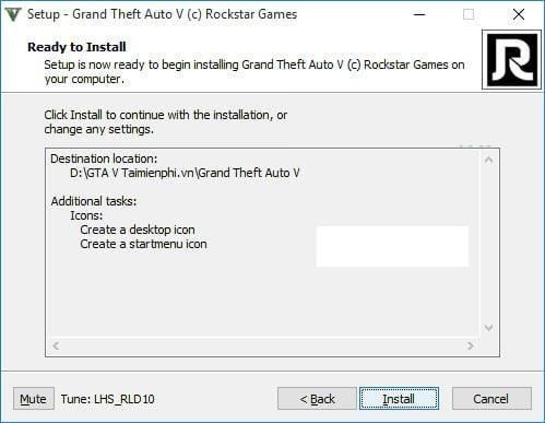 Cài đặt GTA 5, Grand Theft Auto V trên máy tính, desktop.