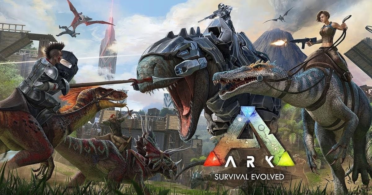 Game di động ARK: Survival Evolved với thế giới mở.