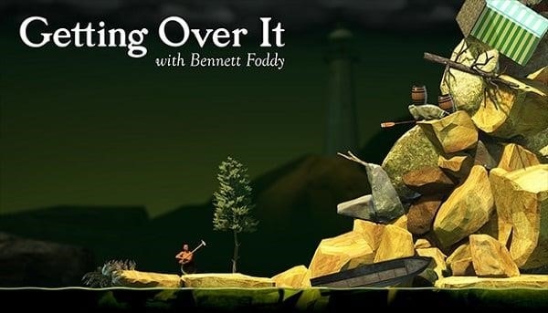 Getting Over It là một trò chơi video nổi tiếng được phát triển bởi Bennett Foddy, nơi người chơi phải điều khiển một nhân vật đang ngồi trong một nồi chảy bằng gậy đồng thời leo lên các đồ vật và vượt qua các thử thách khó khăn.