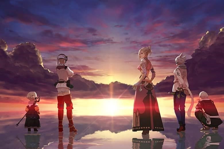 Đồ họa tuyệt đẹp trong trò chơi Final Fantasy XIV.