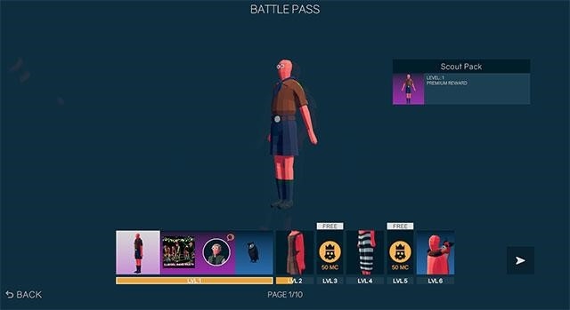 Giới thiệu Battle Pass với nhiều phần thưởng không mất phí và hàng đầu.